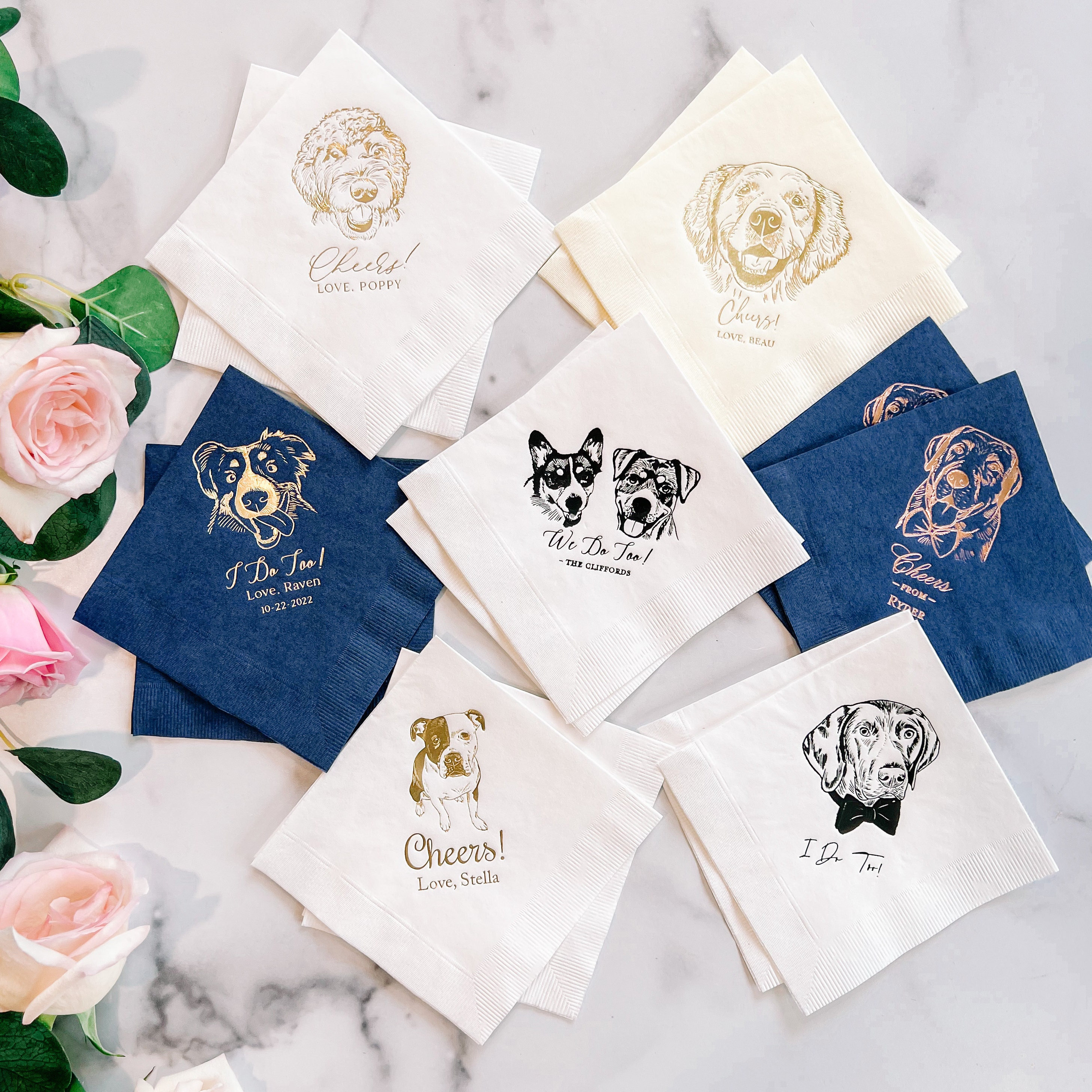 Elevate Your Wedding with Custom Napkins: A Touch of Elegance and Personalization